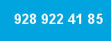 928 922 41 85 928 922 41 85